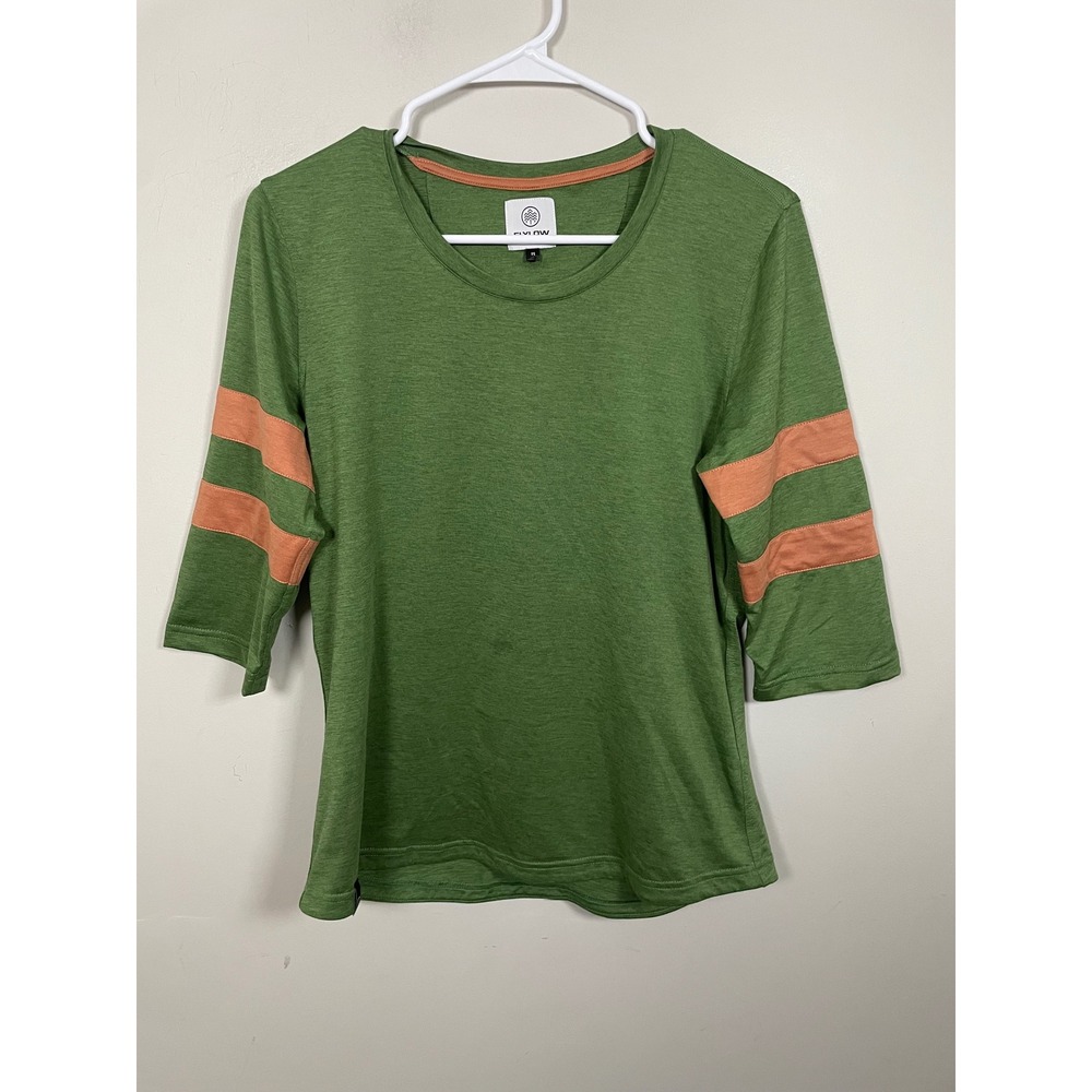 Flylow Women's Hawkins Shirt In Green Size Medium Active Outdoor Athleisure